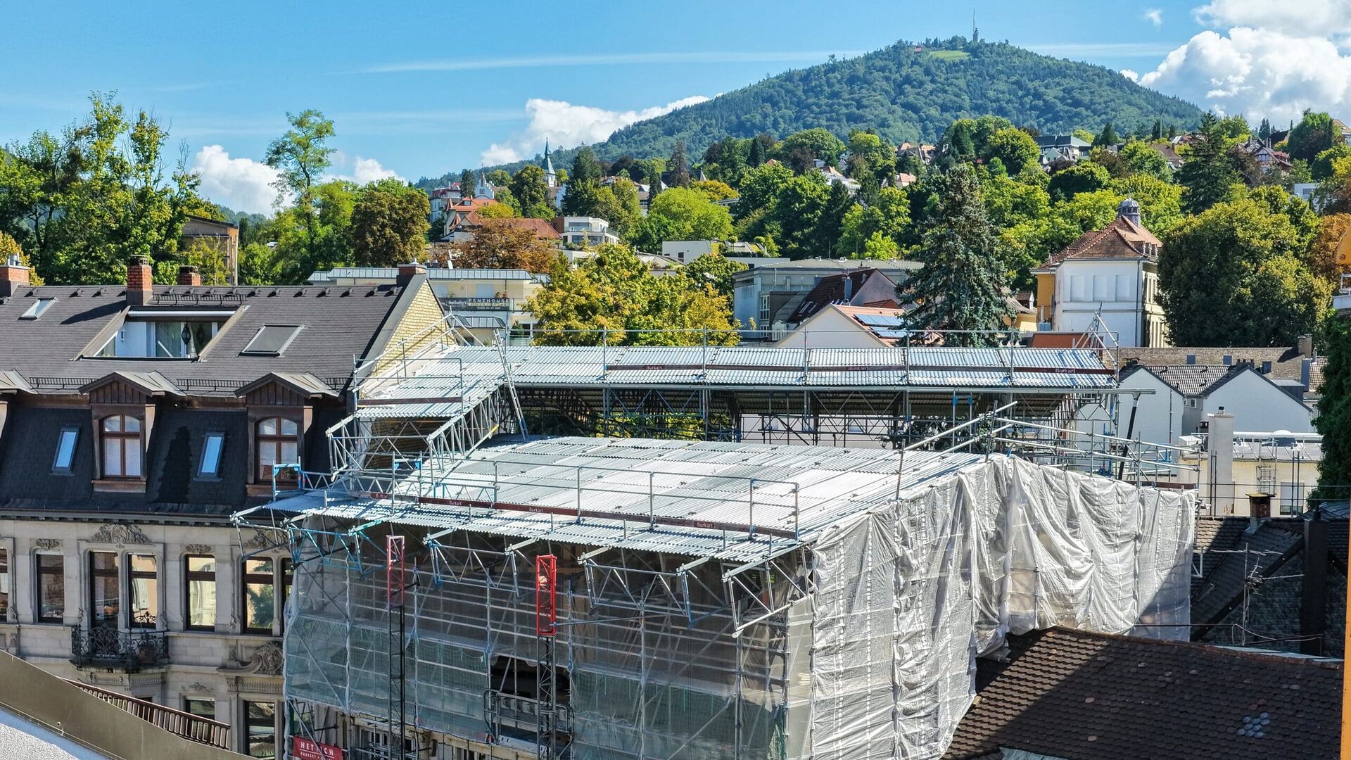 Baden-Baden Panorama mit Merkur