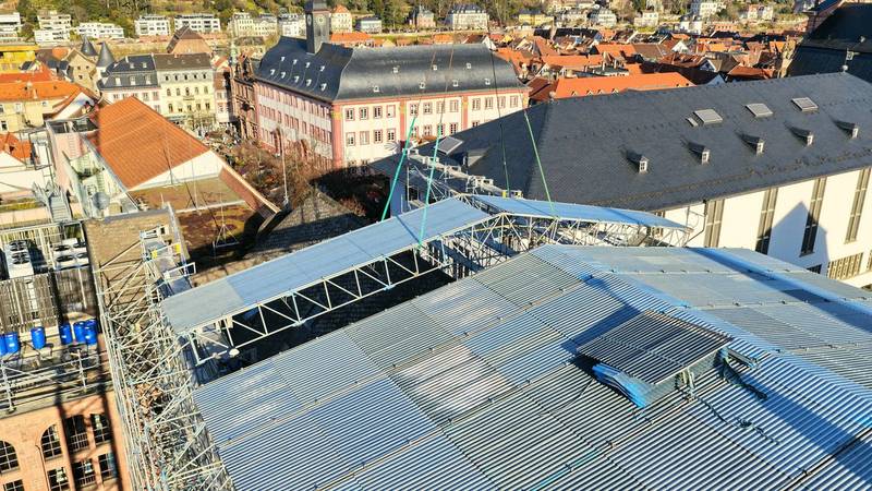 Gerüstbau Heidelberg Detailaufnahme